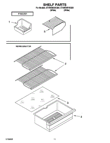 06 - Shelf Parts, Optional Parts parts for Whirlpool Refrigerator ET4WSMYKQ02 from AppliancePartsPros.com