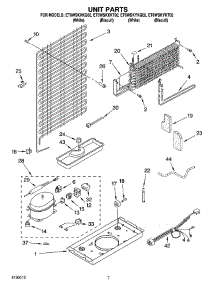 04 - Unit Parts parts for Whirlpool Refrigerator ET6WSKXKT02 from AppliancePartsPros.com