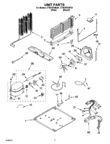 04 - Unit Parts parts for Whirlpool Refrigerator ET9AHTXMT01 from AppliancePartsPros.com