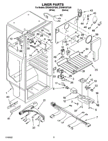 03 - Liner Parts parts for Whirlpool Refrigerator ER8AHKXPQ00 from AppliancePartsPros.com