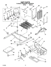 09 - Unit Parts parts for Whirlpool Refrigerator ED5NHGXNQ00 from AppliancePartsPros.com