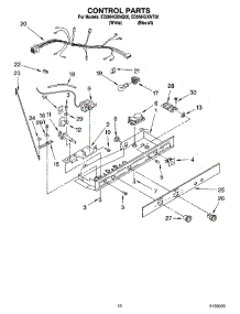 11 - Control Parts parts for Whirlpool Refrigerator ED5NHGXNQ00 from AppliancePartsPros.com