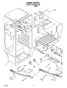 03 - Liner Parts parts for Whirlpool Refrigerator 5VET6WPKLQ02 from AppliancePartsPros.com