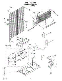 04 - Unit Parts parts for Whirlpool Refrigerator 5VET6WPKLQ02 from AppliancePartsPros.com