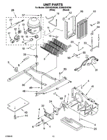09 - Unit Parts parts for Whirlpool Refrigerator ED2NHGXNT00 from AppliancePartsPros.com