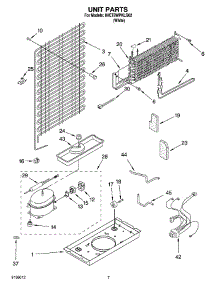 04 - Unit Parts parts for Whirlpool Refrigerator 8VET8WPKLQ02 from AppliancePartsPros.com