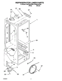 02 - Refrigerator Liner Parts parts for Whirlpool Refrigerator ED2NHGXNQ00 from AppliancePartsPros.com