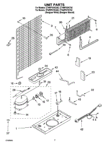 04 - Unit Parts parts for Whirlpool Refrigerator ET4WPKXKT02 from AppliancePartsPros.com