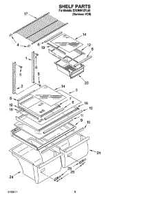 05 - Shelf Parts, Optional Parts parts for Whirlpool Refrigerator ER2MHKXPL00 from AppliancePartsPros.com