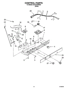 11 - Control Parts parts for Whirlpool Refrigerator ED5FHGXNQ00 from AppliancePartsPros.com