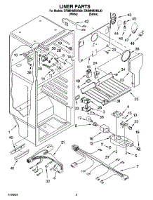 03 - Liner Parts parts for Whirlpool Refrigerator ER8MHMXMQ00 from AppliancePartsPros.com