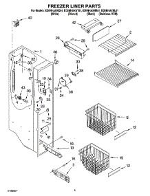 04 - Freezer Liner Parts parts for Whirlpool Refrigerator ED5NHAXNQ01 from AppliancePartsPros.com