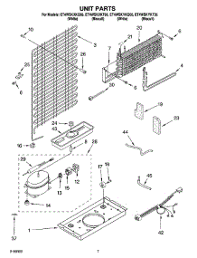 04 - Unit Parts parts for Whirlpool Refrigerator ET4WSKYKQ05 from AppliancePartsPros.com