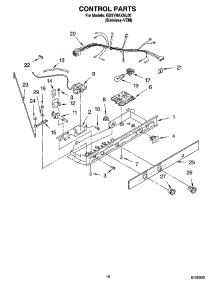 10 - Control Parts parts for Whirlpool Refrigerator GD5YHAXNL00 from AppliancePartsPros.com