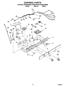 10 - Control Parts parts for Whirlpool Refrigerator ED5RHAXNQ00 from AppliancePartsPros.com
