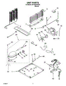 04 - Unit Parts parts for Whirlpool Refrigerator 8ET1WTKXKT03 from AppliancePartsPros.com