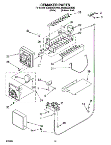 12 - Icemaker Parts, Parts Not Illustrated parts for Whirlpool Refrigerator 6GD25DCXHS05 from AppliancePartsPros.com