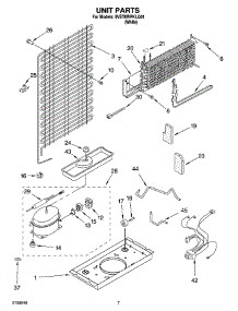 04 - Unit Parts parts for Whirlpool Refrigerator 8VET8WPKLQ01 from AppliancePartsPros.com