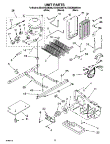 09 - Unit Parts parts for Whirlpool Refrigerator ED5GHGXMT00 from AppliancePartsPros.com