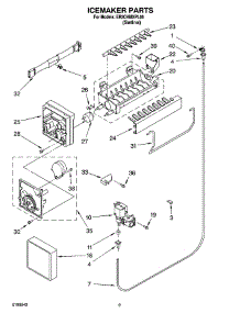 05 - Icemaker Parts parts for Whirlpool Refrigerator ER2CHMXPL00 from AppliancePartsPros.com