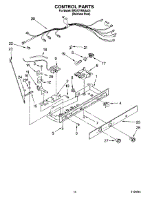 11 - Control Parts parts for Whirlpool Refrigerator BRS70YRANA01 from AppliancePartsPros.com