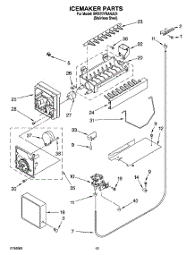 12 - Icemaker Parts, Parts Not Illustrated parts for Whirlpool Refrigerator BRS70YRANA01 from AppliancePartsPros.com