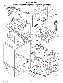 02 - Liner Parts parts for Whirlpool Refrigerator GR2SHKXMQ01 from AppliancePartsPros.com