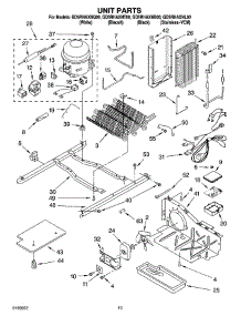 09 - Unit Parts parts for Whirlpool Refrigerator GD5RHAXNL00 from AppliancePartsPros.com