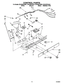 11 - Control Parts parts for Whirlpool Refrigerator ED5GHEXNB00 from AppliancePartsPros.com