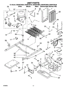 11 - Unit Parts parts for Whirlpool Refrigerator GS6SHEXNT00 from AppliancePartsPros.com