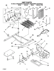 09 - Unit Parts parts for Whirlpool Refrigerator ED2GHEXNQ00 from AppliancePartsPros.com