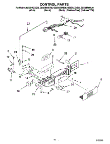10 - Control Parts parts for Whirlpool Refrigerator GS5SHAXNQ00 from AppliancePartsPros.com