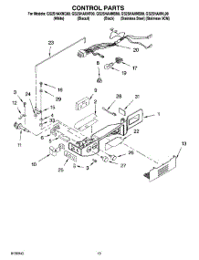 11 - Control Parts parts for Whirlpool Refrigerator GS2SHAXNL00 from AppliancePartsPros.com