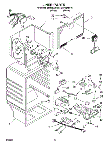 03 - Liner Parts parts for Whirlpool Refrigerator ET1FTEXMQ01 from AppliancePartsPros.com