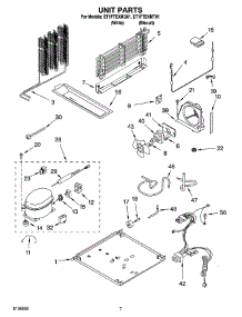 04 - Unit Parts parts for Whirlpool Refrigerator ET1FTEXMQ01 from AppliancePartsPros.com
