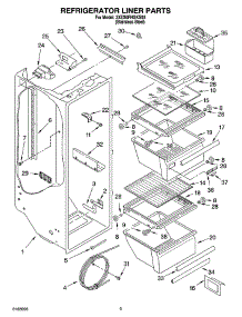 02 - Refrigerator Liner Parts parts for Whirlpool Refrigerator 3XES0FHGKS03 from AppliancePartsPros.com