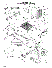 09 - Unit Parts parts for Whirlpool Refrigerator 6GD25DCXHS04 from AppliancePartsPros.com