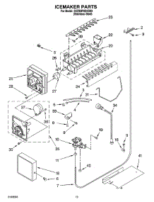 11 - Icemaker Parts, Parts Not Illustrated parts for Whirlpool Refrigerator 3XES0FHGKS03 from AppliancePartsPros.com