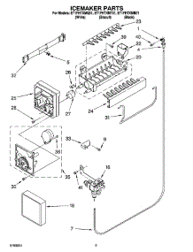 05 - Icemaker Parts parts for Whirlpool Refrigerator ET1FHTXMQ01 from AppliancePartsPros.com
