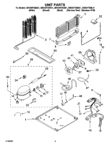 05 - Unit Parts parts for Whirlpool Refrigerator GR2SHTXMT01 from AppliancePartsPros.com