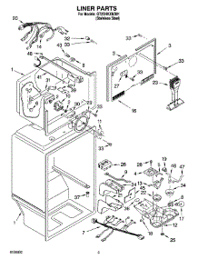 02 - Liner Parts parts for Whirlpool Refrigerator GT2SHKXMS01 from AppliancePartsPros.com