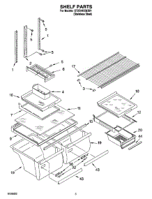 03 - Shelf Parts parts for Whirlpool Refrigerator GT2SHKXMS01 from AppliancePartsPros.com