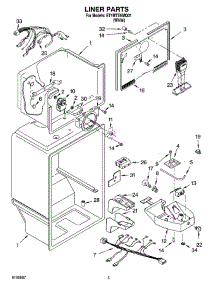 03 - Liner Parts parts for Whirlpool Refrigerator ET1MTEXMQ01 from AppliancePartsPros.com