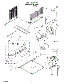 04 - Unit Parts parts for Whirlpool Refrigerator ET1MTEXMQ01 from AppliancePartsPros.com