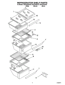 03 - Refrigerator Shelf Parts parts for Whirlpool Refrigerator ED5FHGXKQ05 from AppliancePartsPros.com