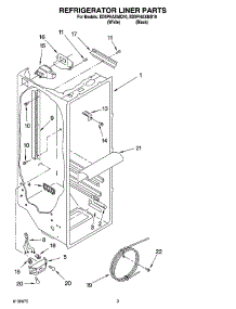 02 - Refrigerator Liner Parts parts for Whirlpool Refrigerator ED5PHAXMB10 from AppliancePartsPros.com