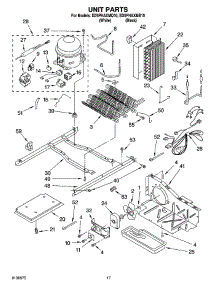 11 - Unit Parts parts for Whirlpool Refrigerator ED5PHAXMB10 from AppliancePartsPros.com