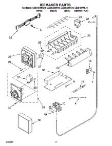 10 - Icemaker Parts parts for Whirlpool Refrigerator ED2SHAXMQ10 from AppliancePartsPros.com