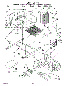 09 - Unit Parts parts for Whirlpool Refrigerator ED2PHEXNL00 from AppliancePartsPros.com