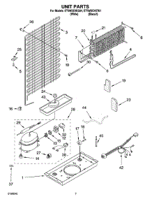 04 - Unit Parts parts for Whirlpool Refrigerator ET5WSEXKQ01 from AppliancePartsPros.com